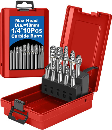 10pcs carbide burr set 4 - burr,